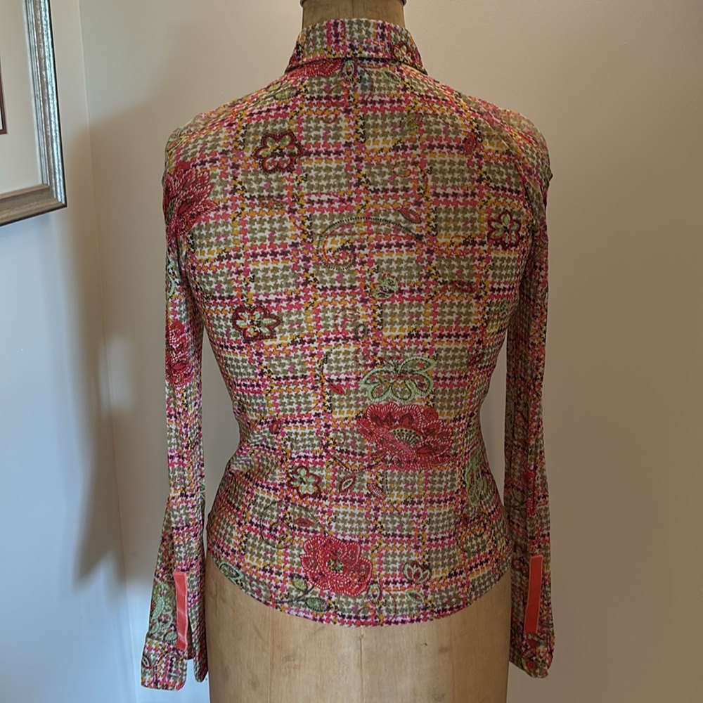 Escada Multicolor Patterned Top - Picture 2 of 5